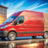 red-van-with-word-express-side_1316263-161406